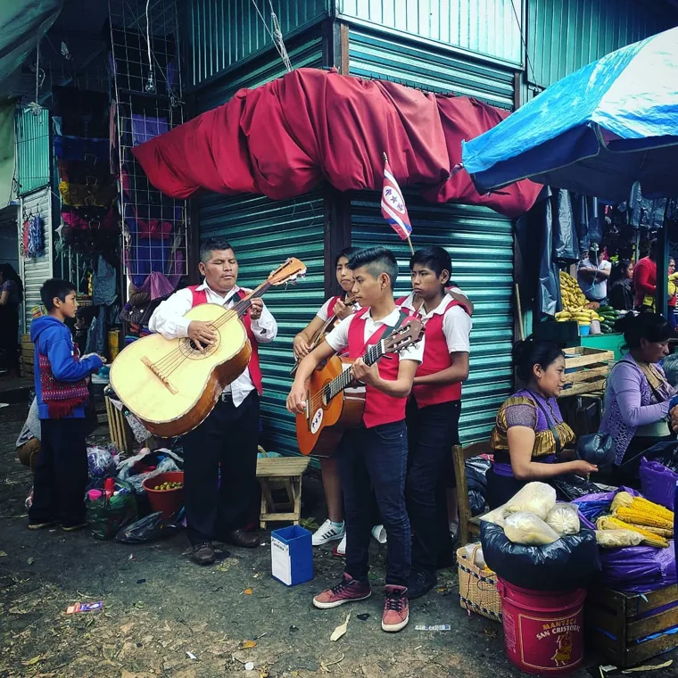 Music in a local market